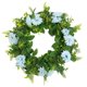 thumbnail image 4 of Guirnalda De Puerta Viva De 45 Cm Guirnalda De Navidad Hojas Verdes Margarita Azul, 4 of 5