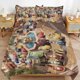 thumbnail image 4 of Cartoon Cars Lightning McQueen Bedding Set - 3Piece Kids Bedding, 4 of 5