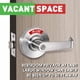 thumbnail image 2 of Indicador de baño con mango de privacidad Lock VacantSpace VS-01, 2 of 5