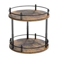 Bothyi - Bandeja De Giradrículas Organizador De Condimentos Giratorios De 2 Niveles Para El Gabinete De Mesa De Comedor Redondo