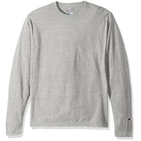 Camiseta Champion Life De Algodón De Manga Larga Para Hombre, Color Gris Oxford