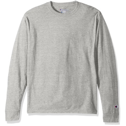 Camiseta Champion Life De Algodón De Manga Larga Para Hombre, Color Gris Oxford