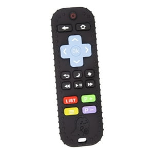 Bothyi - Juguetes Para La Dentición Forma De Control Remoto De Tv Para Bebés De 3 A 12 Meses Niños Pequeños Negro