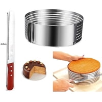 Genérico - Cortador De Bizcocho Cortador De Torta 30Cm + 1 Cuchillo