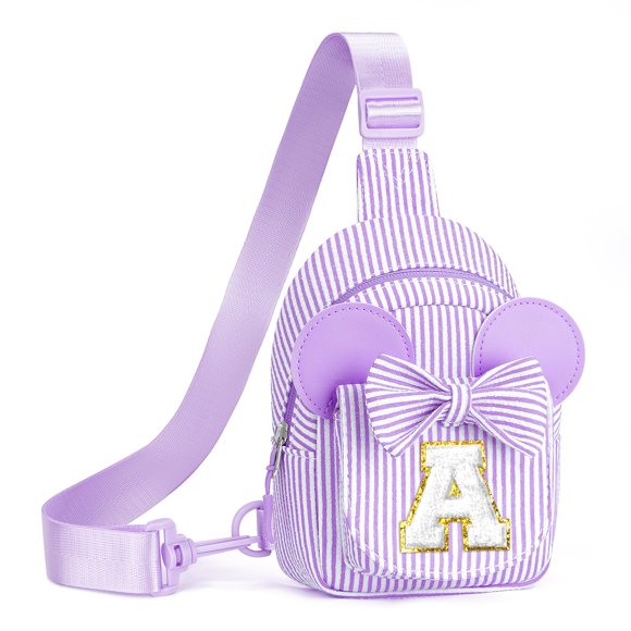 Riñonera QLOVEA 20x13x7 cm Morada para Niñas