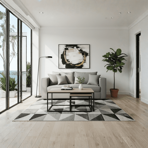Sofa 2 Cuerpos Aurelia Tela Gris