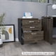 thumbnail image 2 of Cajonera Home Office 3 Cajones Con Ruedas Negro Y Coñac, 2 of 10