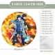 thumbnail image 2 of Mantel Redondo Ajustado Blue Exorcist Impermeable 120 cm, 2 of 6