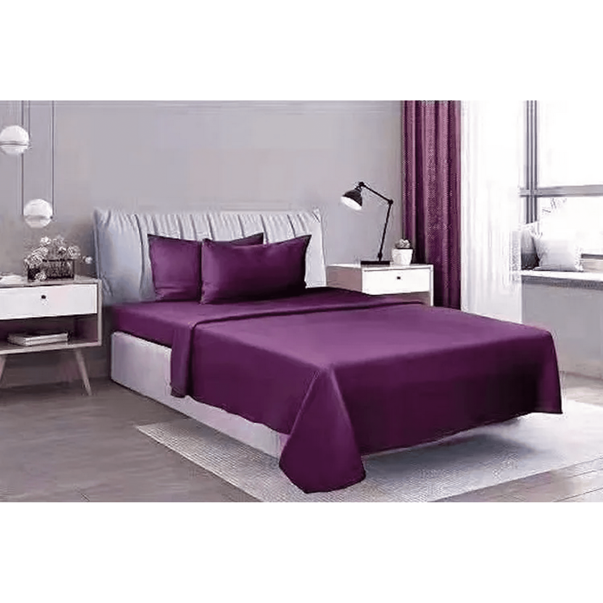 Genérico - Juego Sabanas Polar King 4 Piezas Varios Colores