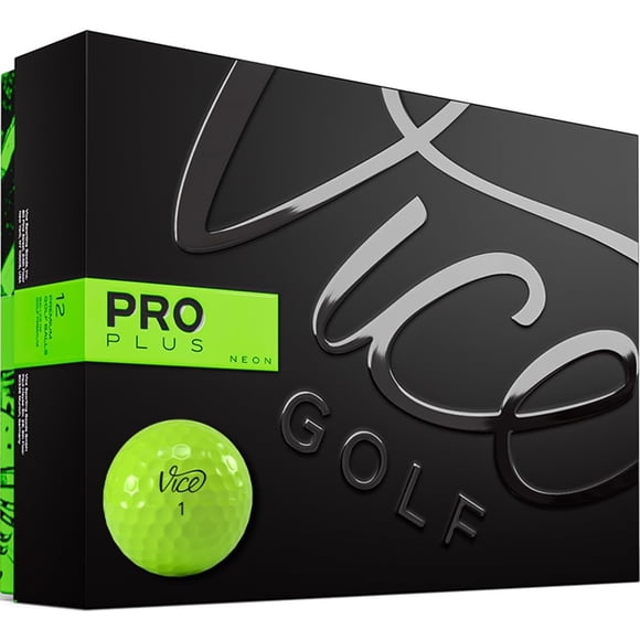 Pelotas de golf VICE Golf PRO Plus 2020, 12 unidades, 4 piezas de uretano