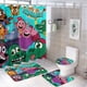 thumbnail image 1 of Juego de Cortina de Ducha 4 Piezas Desmarcar Temática Plátanos, 1 of 6