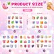 thumbnail image 4 of Tatuajes Temporales CozyNuukee 180 piezas Squishy Kawaii, 4 of 5