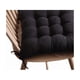 thumbnail image 3 of Xiao Hua Cojín Delgado para Silla de Comedor Marrón Oscuro -2 Piezas, Cojín Acolchado de Encaje Que Reduce la Presión, Cojín Antideslizante para Silla de Comedor para Sala de Estar Silla de Ocio,, 3 of 5