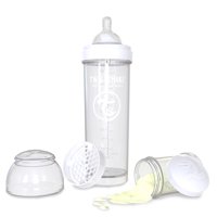 Twistshake - Mamadera Anti-Cólico 330Ml Blanco