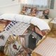 thumbnail image 1 of Attack on Titan Anime Home Bed 3-piece Set Classic Japanese Anime Polyester Wash Student Dormitory Set, 1 of 5