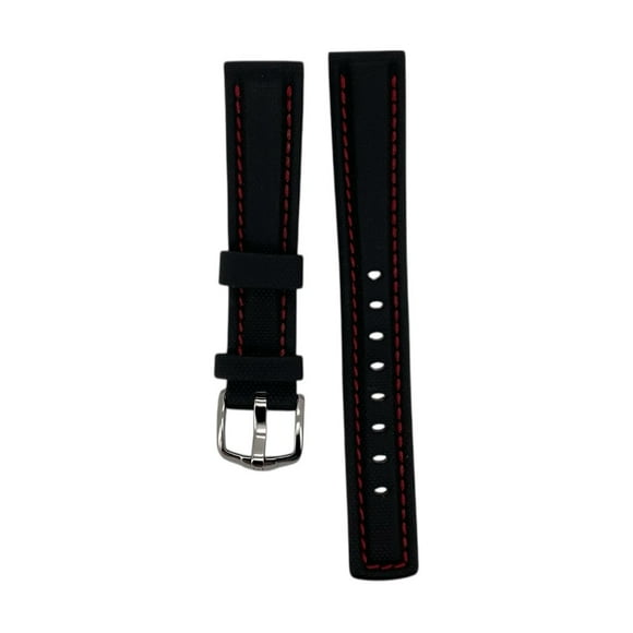Correa Reloj Hirsch Freestyle L Hebilla Plateada 18mm