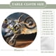thumbnail image 2 of Motocross sucio-theme Fitted Round Tablecloths Elastic Edged Table Covers Waterproof Table Cloth for Kitchen Holiday Party Tables Decor 150cm, 2 of 6