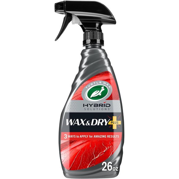 Turtle Wax Hybrid Solutions Wax Dry Plus Car Wax, 26 oz.