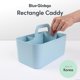 thumbnail image 2 of Organizador Caddy BLUE GINKGO apilable para baño o oficina, color azul, 2 of 7