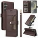 thumbnail image 4 of FOXDOCK Funda tipo Cartera para Samsung Galaxy S24 – Cubierta de Cuero PU con Múltiples Ranuras, Bolsillo para Efectivo y Correa de Muñeca, 4 of 6
