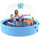 thumbnail image 1 of Piscina para perros Bilibara plegable de 180 cm con rociador para niños y perros, 1 of 6