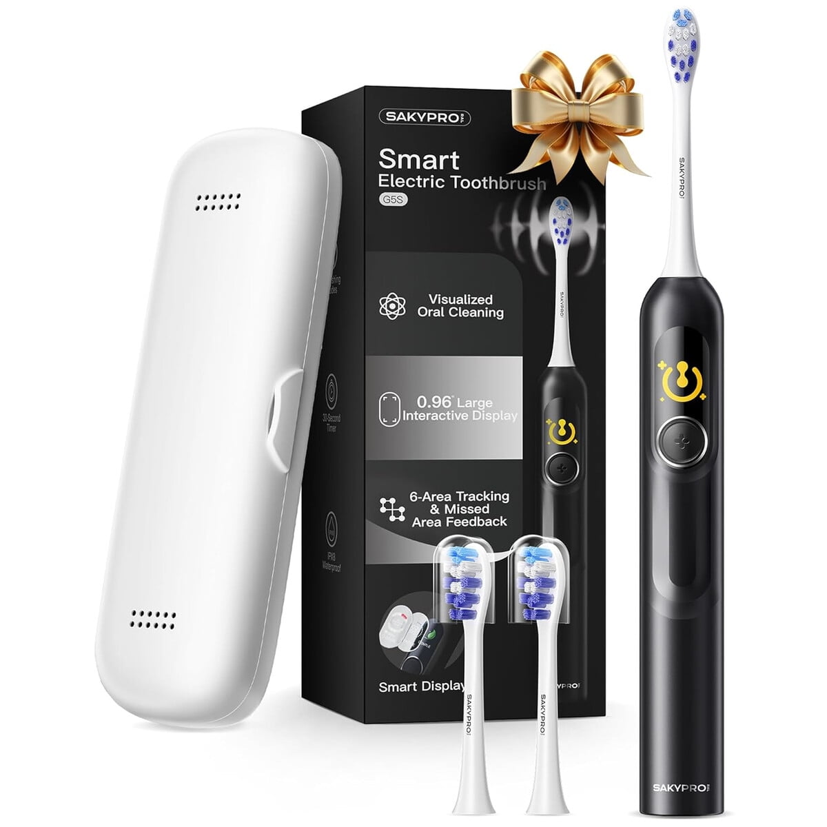 Cepillo Eléctrico Sakyproral G5s Pantalla Inteligente 79.000 Vpm