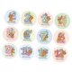 thumbnail image 1 of 12 Pegatinas Mensuales Para Bebés, Animales, Pegatinas Para Bebés Recién Nacidos, 1-12 Meses, 1 of 5