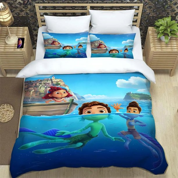 Luca Animation Cartoon Bedding Quilt Covers 100%Polyester Quilt Cover 3Dprinting HomeDecor Comfortable Gifts Bed Sheets