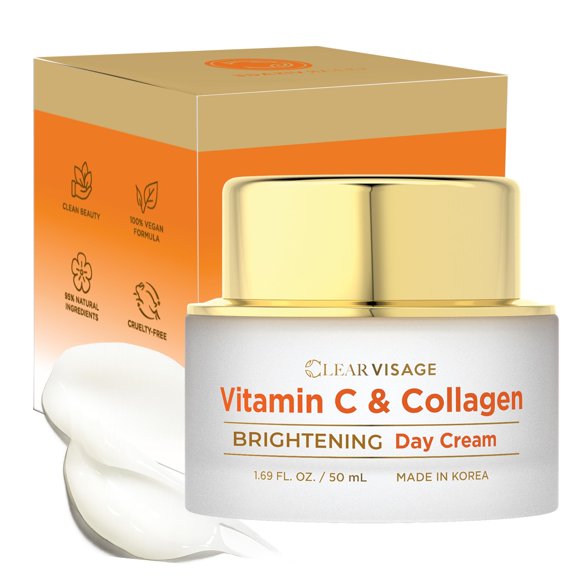Hidratante facial Clear Visage 50 ml Vitamina C vegano