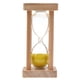 thumbnail image 3 of 5 Minutos De Madera Marco Cuadrado Reloj De Arena Sandglass Arena Temporizador Reloj Amarillo, 3 of 3