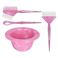 Ioensy - Kit De 4 Tintes Para El Cabello, Para Uso Doméstico, Fácil De Limpiar, Práctico Y Para Teñir El Cabello, Color Rojo