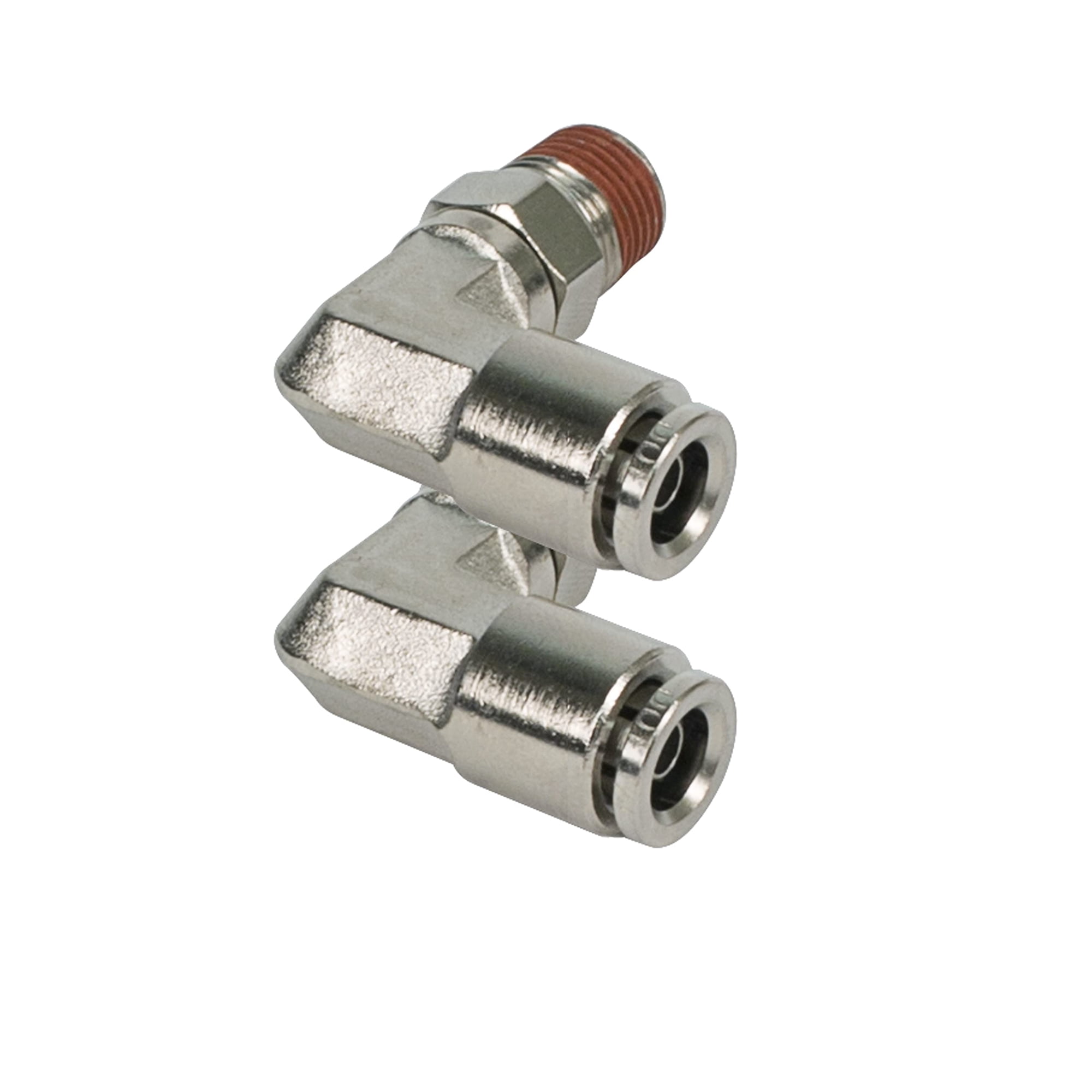 Accesorio Para Automóvil Viair 1/4 Npt (m) A 3/8 Airline, Ajuste De Codo Giratorio 90° (2 Unidades)