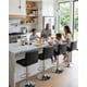 thumbnail image 4 of Set 2 Sillas de Bar Premium con Respaldo Acolchado y Base Cromada, 4 of 5