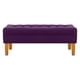 thumbnail image 1 of Banqueta Wood 2c Felpa 04 Morado, 1 of 4