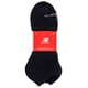 thumbnail image 5 of Calcetines New Balance No Show, unisex, 6 pares, negros, talla M, 5 of 6