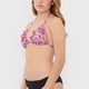 thumbnail image 3 of Top Mujer Tringulo Vuelos Flores Rosado-Lila Corona, 3 of 5