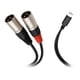 thumbnail image 2 of Cable USB-C a 2 XLR Macho Nebraska TCD-XL, 2 of 2