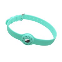 Magideal - Collar De Silicona Para Perro, Soporte Para Collar, Resistente A Rasgaduras Para Mascotas, Cubierta De Bucle De Rastreador Resistente Al Desgaste Para Verde Oliva