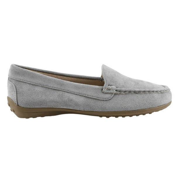 Mocasín New Walk Suede Confort Celeste