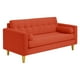 thumbnail image 2 of Sofa Retro 3c Felpa 01 Naranja, 2 of 6
