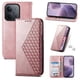 thumbnail image 4 of Funda Flip FOXDOCK para Xiaomi Redmi 15C , Estilo Billetera con Diseño Rombo, Correa de Mano y Soporte, Uso Diario, 4 of 6