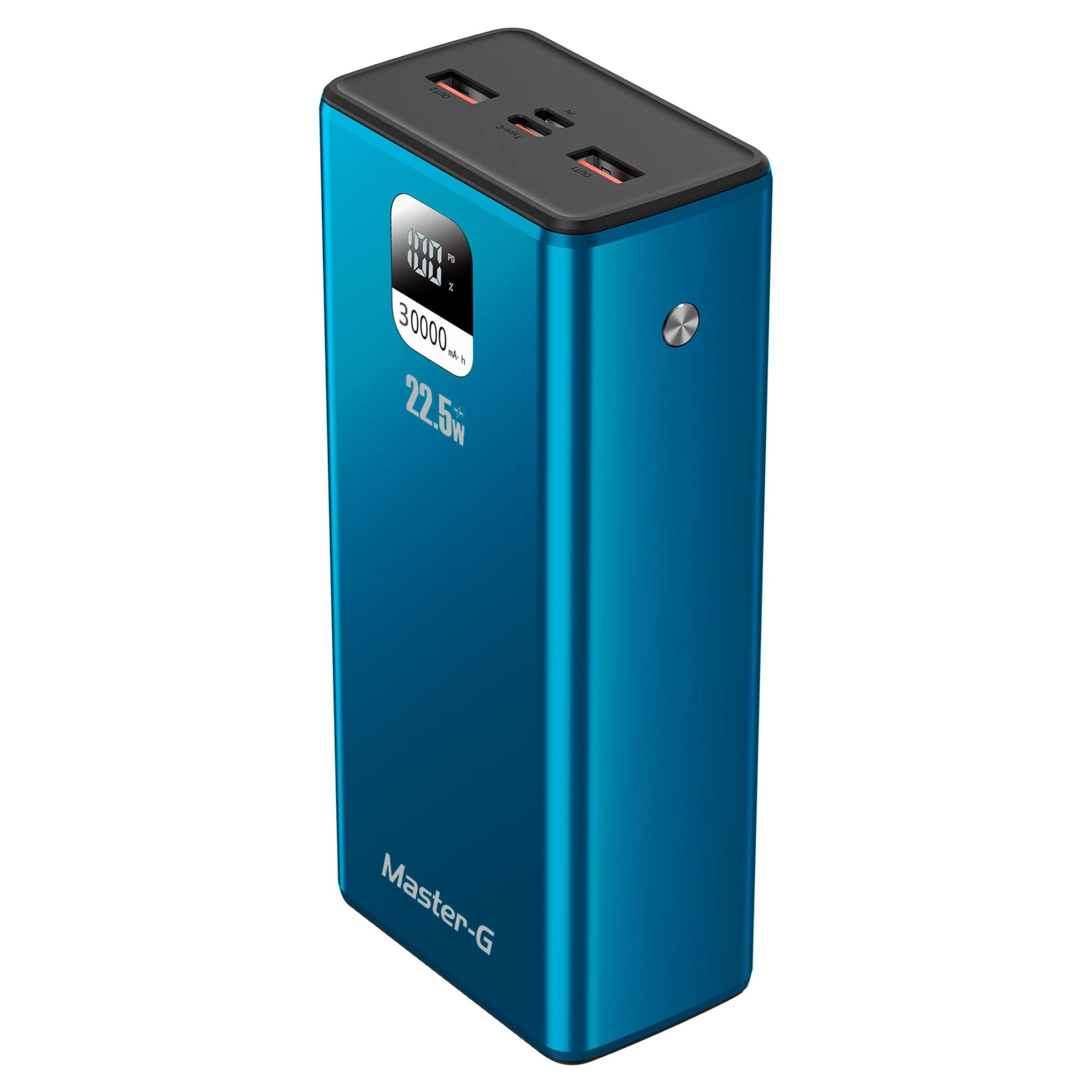 Master-G - Batería Portátil 30.000Mah 22.5W
