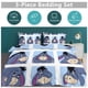 thumbnail image 5 of Eeyore Print Bedding Set Pattern Duvet Cove Set 3 Pieces 1 Quilt Cover And 2 Pillowcases for Women Men Teens, 5 of 5
