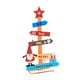 thumbnail image 1 of Adorno Para árbol De Navidad, Recuerdo De Fiesta, Letrero De Madera Rústico Colorido Para El Hogar, Estilo B, 1 of 3