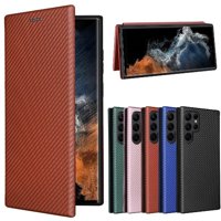 Funda Flip Para Foxdock Samsung Galaxy S22 Ultra - Funda Magnética De Negocios, Funda Protectora Delgada