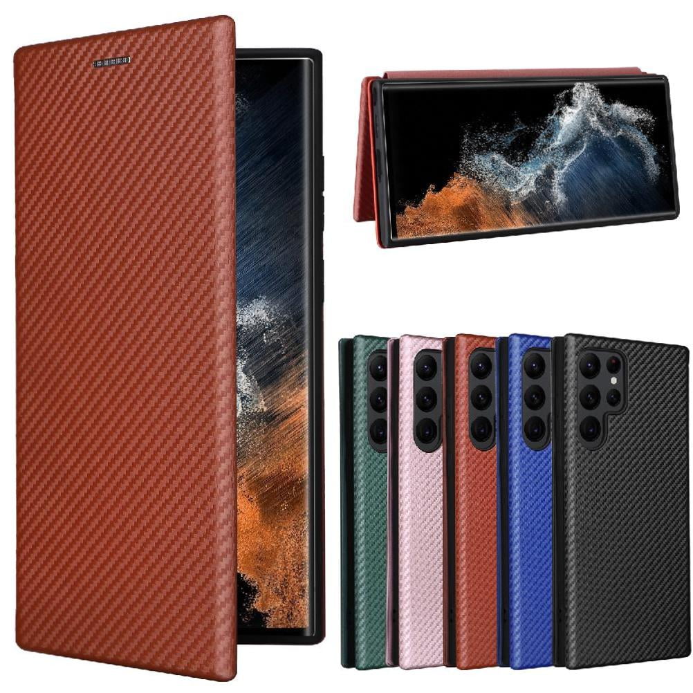 Funda Flip Para Foxdock Samsung Galaxy S22 Ultra - Funda Magnética De Negocios, Funda Protectora Delgada