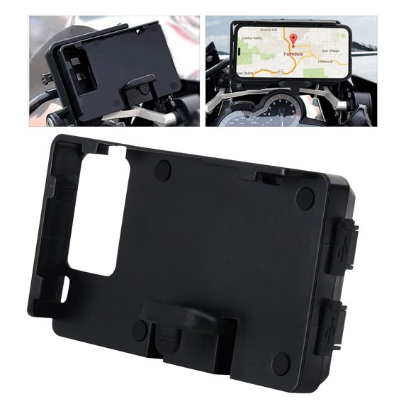 Soporte para teléfono para motocicleta MDPROMCP R1200GS con cargador USB doble