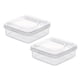 thumbnail image 3 of 2 Contenedores De Alimentos Compactos Para Refrigerador Con Tapa Abatible, Protector De Nevera, Seguro Para Alimentos, 3 of 5