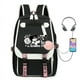 thumbnail image 1 of MINISO Kuromi Melody Joint Peripheral Backpack Female Cute Elementary School Students Junior High School Bag Mochila, 1 of 3