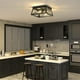 thumbnail image 2 of Lámpara de techo Pynsseu Industrial 2 luces Farmhouse Black, 2 of 3